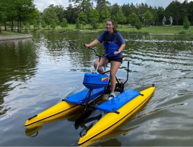 Everything you need to know about the new water bike rentals available in The Woodlands
