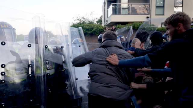 UK government condemns violence at protest over teen's stabbing death