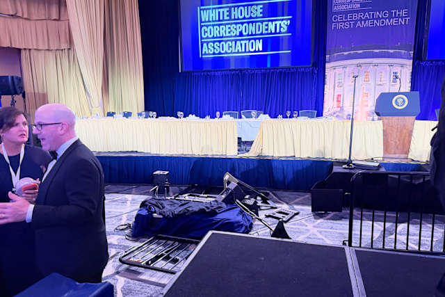 What happened inside the ballroom when a gunman tried to breach Trump's  night with the press