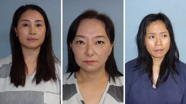 Shijing Quito, 54, of Houston, Ling Yang, 54, of Missouri City, and Min Mou, 45, of Pearland
