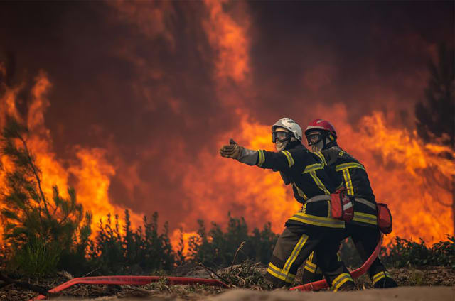 With fires raging in Europe, France detains man over blaze