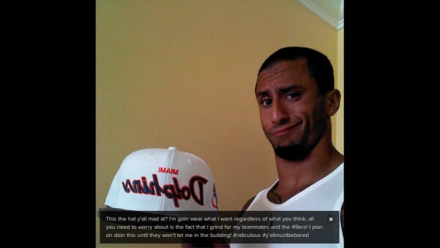 Colin kaepernick dolphins hat store