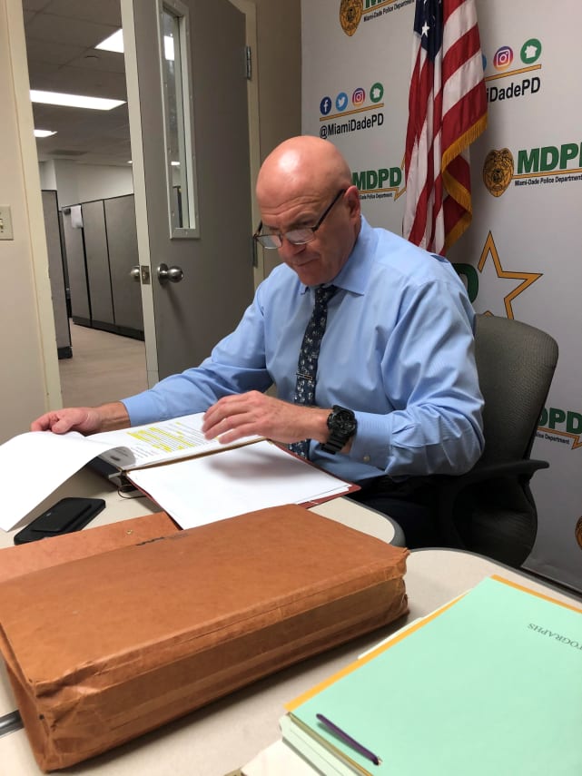 Detective David Denmark of the Miami-Dade Homicide division is working diligently to solve Miami's Samuel Little confessed murders.