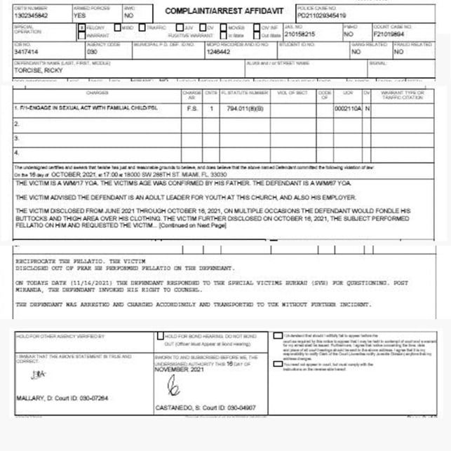 Special victims' unit report