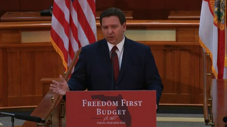 Proposed Florida budget echoes DeSantis' re-election theme