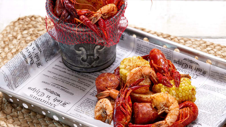 Cocido de Langostinos y Gambas