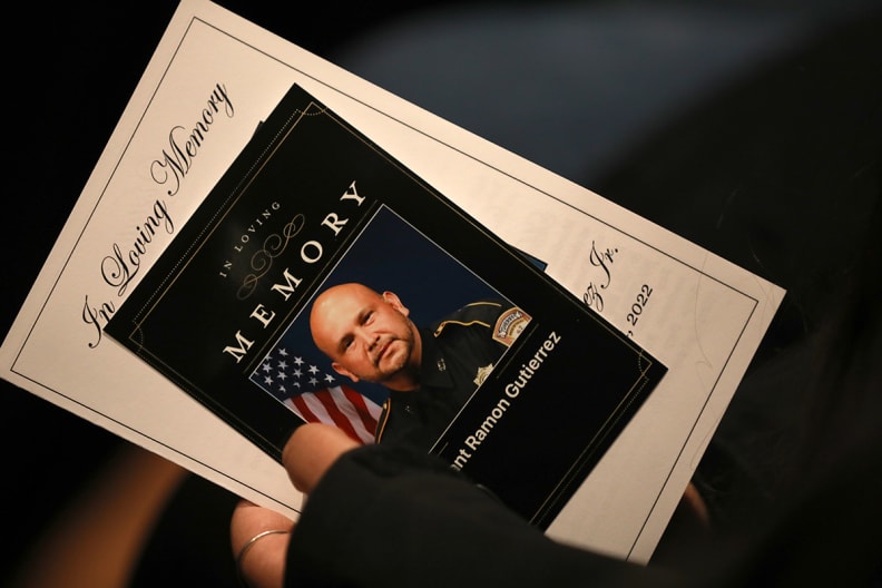 Sgt. Ramon Gutierrez Jr., 45, who passed away on Jan. 24, after a fatal collision while directing traffic in northeast Harris.