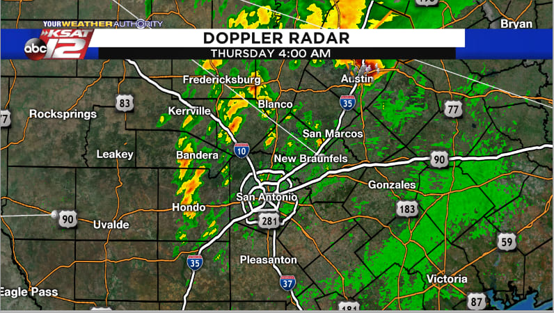 Showers and storms this morning, then a beautiful day