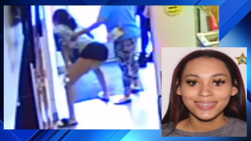Florida woman faces several charges for alleged violent outburst at fast food restaurant