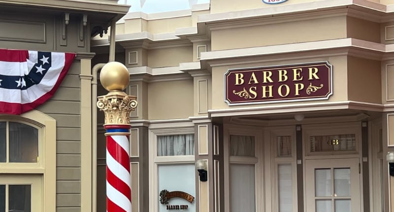 Harmony Barber Shop at Magic Kingdom
