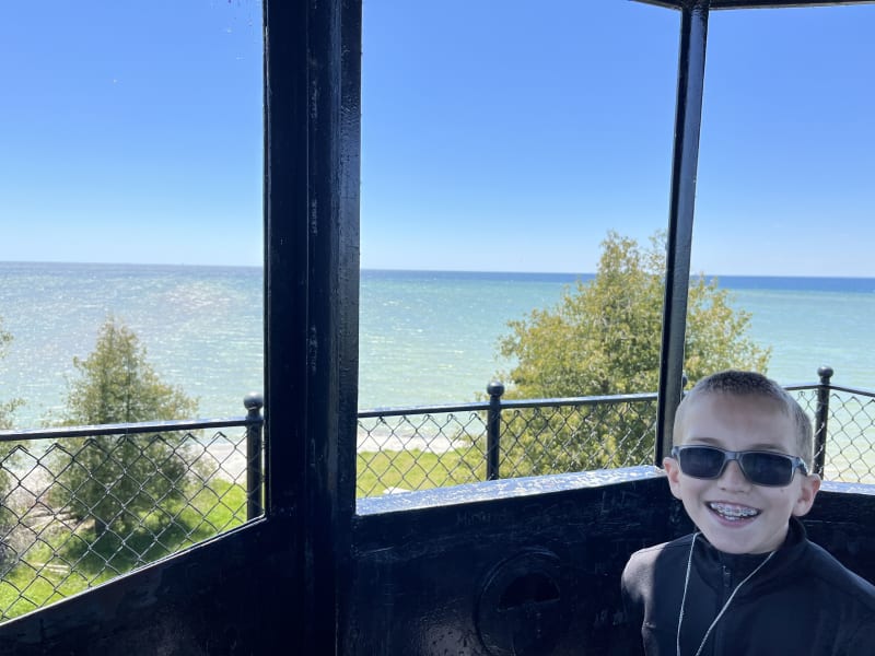 trip to lighthouse brings michigan history, school report to life