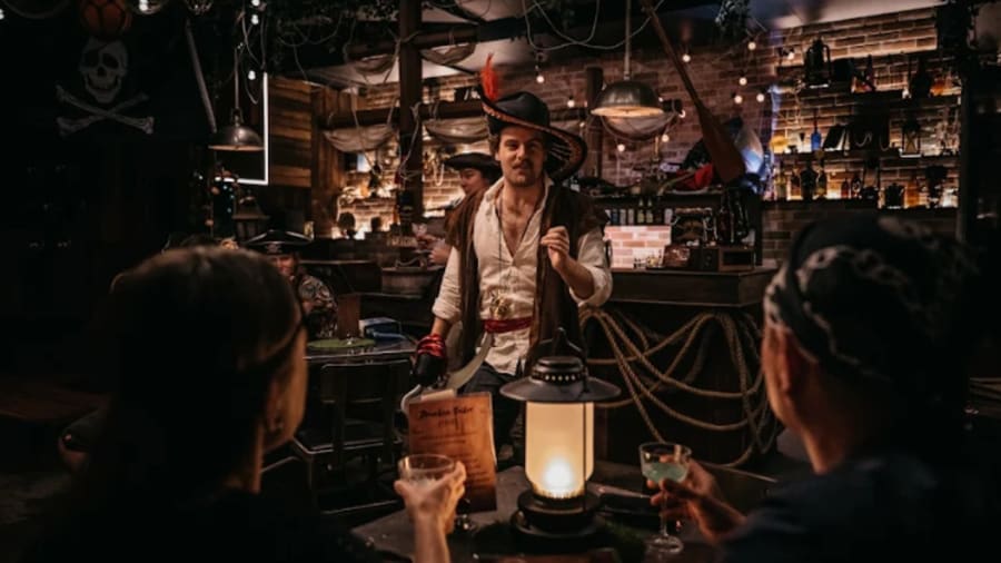 Peter pan bar experience at Oliv Bar in Orlando, Florida