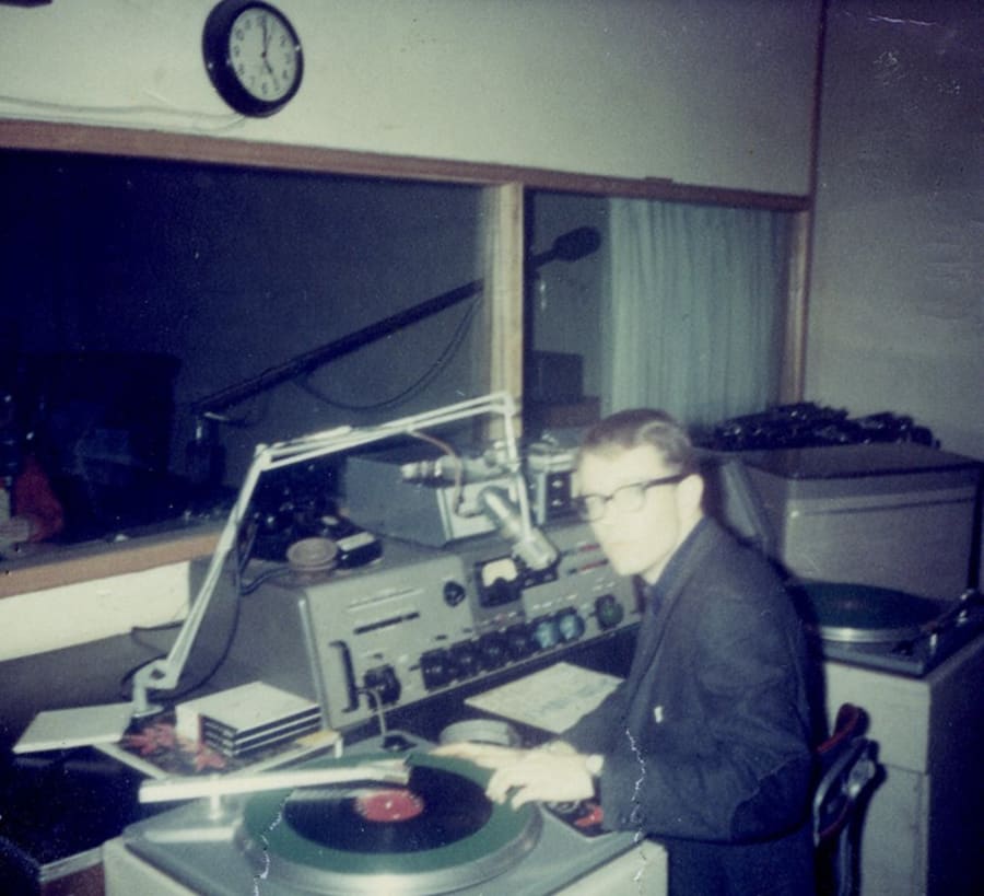 Tom at WAMU, the American University radio station