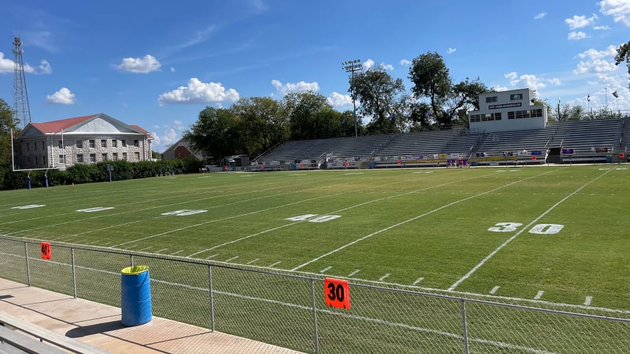 Rogan Field in San Saba - also known as The Graveyard. (San Saba Independent School District)