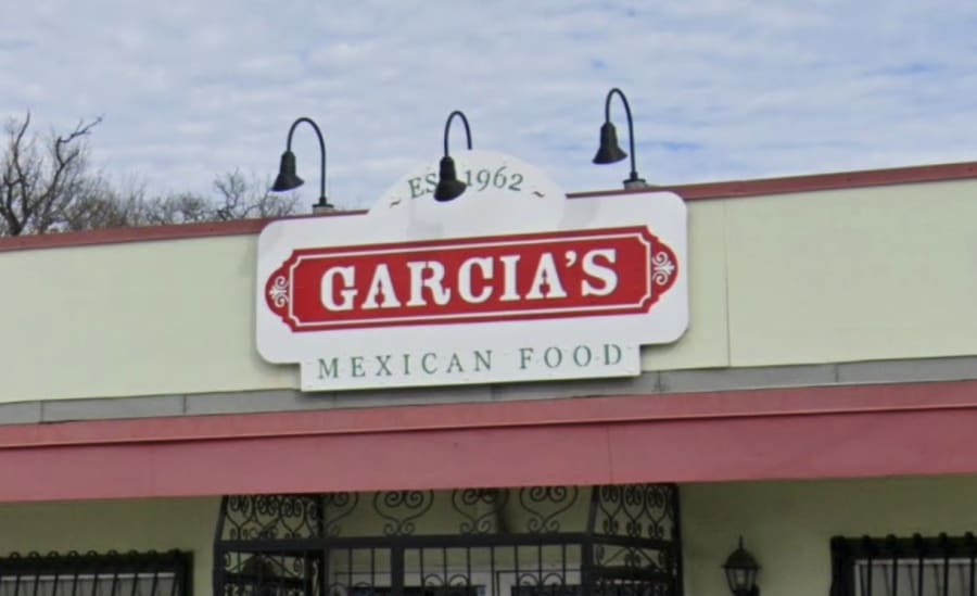 Garcia's Mexican Restaurant at 842 Fredericksburg Road.