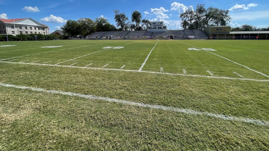 Rogan Field in San Saba - also known as The Graveyard.(San Saba Independent School District)