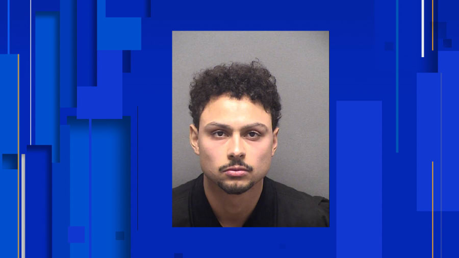 Mugshot of former San Antonio Spur Bryn Forbes who was arrested for assault causing bodily injury - married/cohab. (Copyright 2023 by KSAT - All rights reserved.)