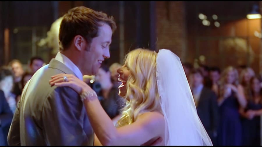 Party! Detroit Lions' Matthew Stafford and Kelly Hall tie the knot