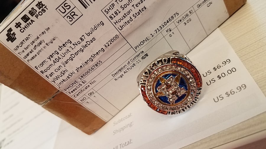 How much is the World Series ring worth? - AS USA