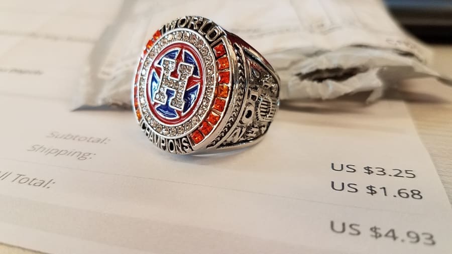 How Astros' World Series replica rings became hottest ticket in town