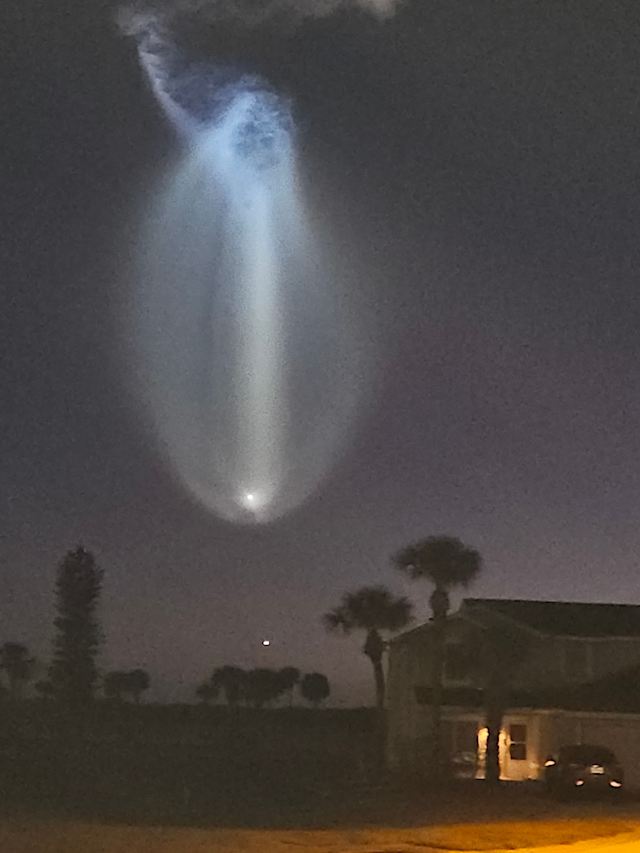 Beautiful morning for a launch!