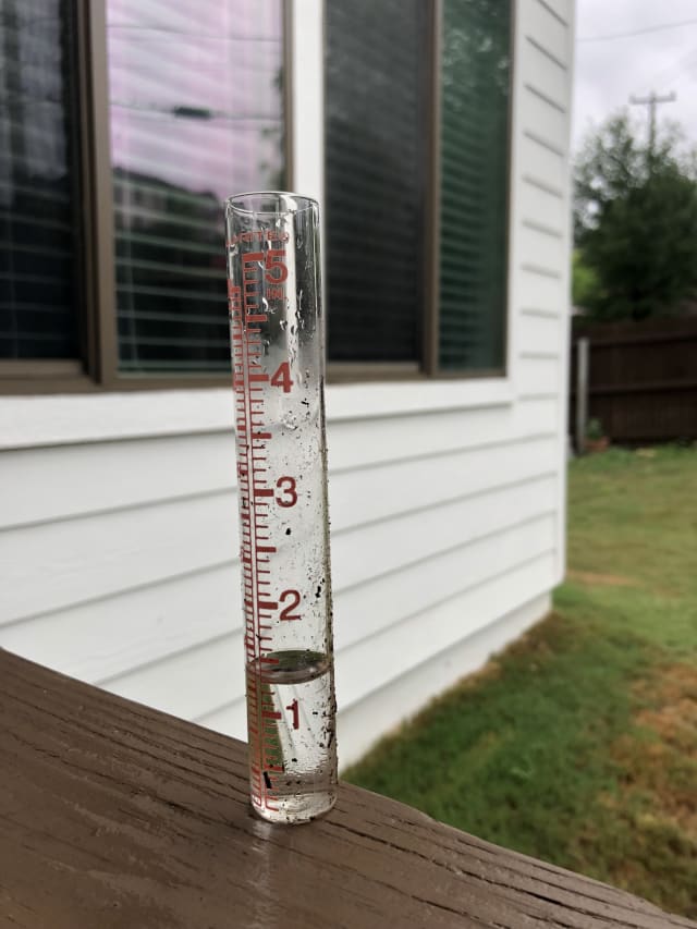 We had about 1.5” of rain last night in the NE Military area.