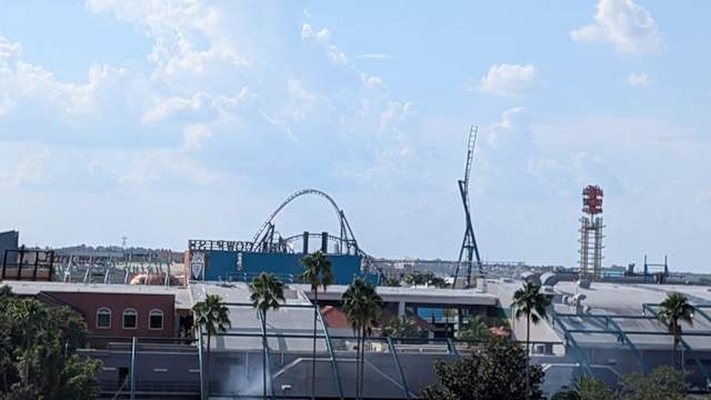 Construction view of Fast & Furious: Hollywood Drift. 