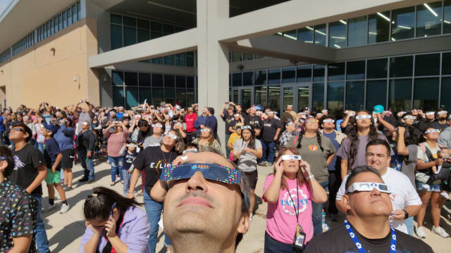 Eclipse party at Lanier High School 