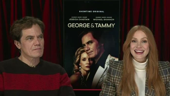 Jessica Chastain, Michael Shannon on playing Tammy Wynette, George Jones