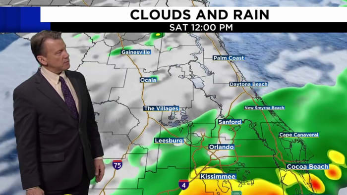 Rainy weekend could bring severe storms into Central Florida