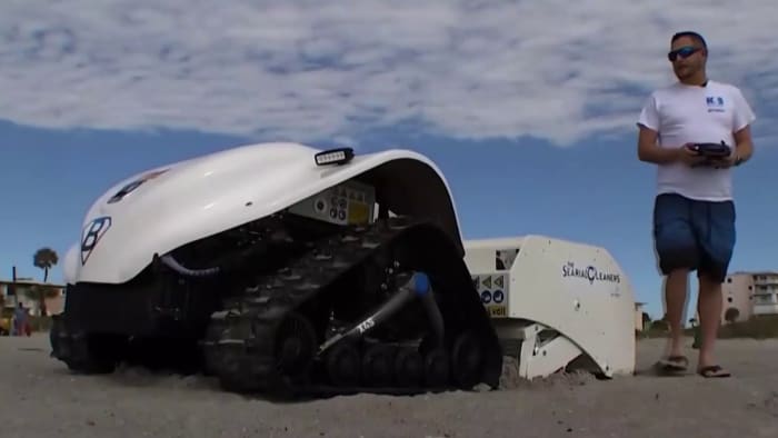 Here's how Brevard County's new beach cleaning robot could save lives - Vimarsana News