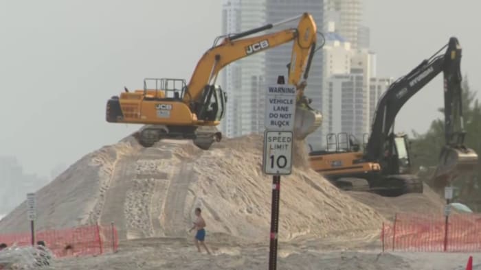 After strong storms bring erosion, crews work to renourish South Florida beaches - Vimarsana News