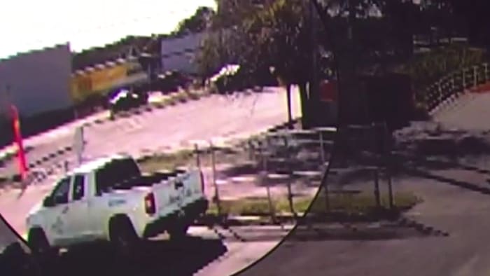 ‘Right into the path:’ Surveillance video shows SUV, Brightline collision in Melbourne