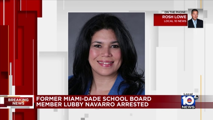 Former Miami-Dade School Board member Lubby Navarro arrested - Vimarsana News