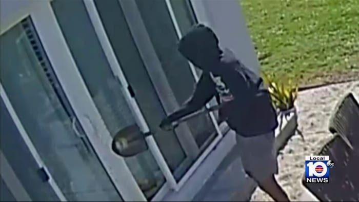 Cops seek shovel-wielding burglar in Miami Shores