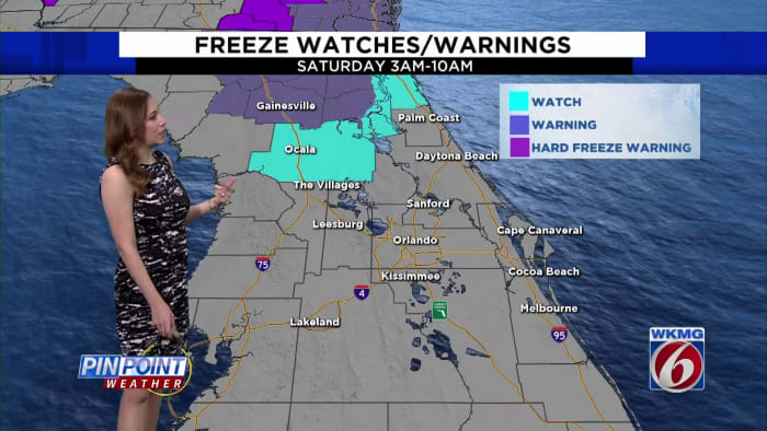 How low will we go? Next front ushers in coldest air of the season in Central Florida
