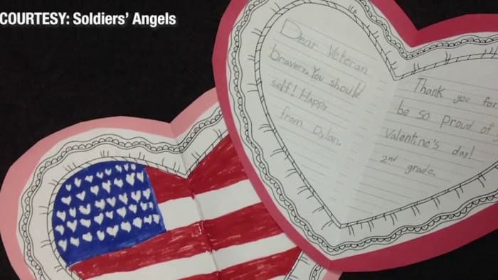 Soldiers' Angels collecting Valentine's Day cards to show love to service  members, veterans