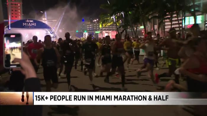 - Floridas News Over 15,000 runners take part in 20th anniversary of Miami Marathon