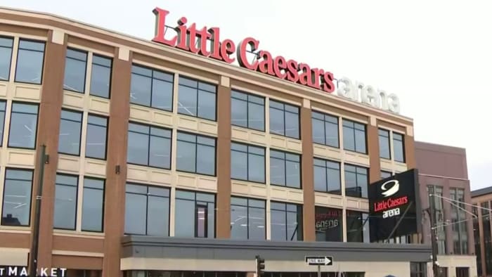 Little Caesars Arena workers demand action at city hall in Downtown Detroit