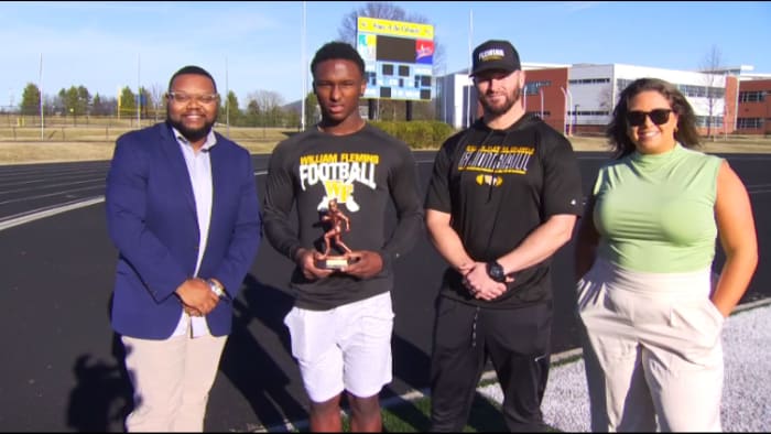 1st and 10 Trophy Tour: William Fleming’s Malachi Coleman