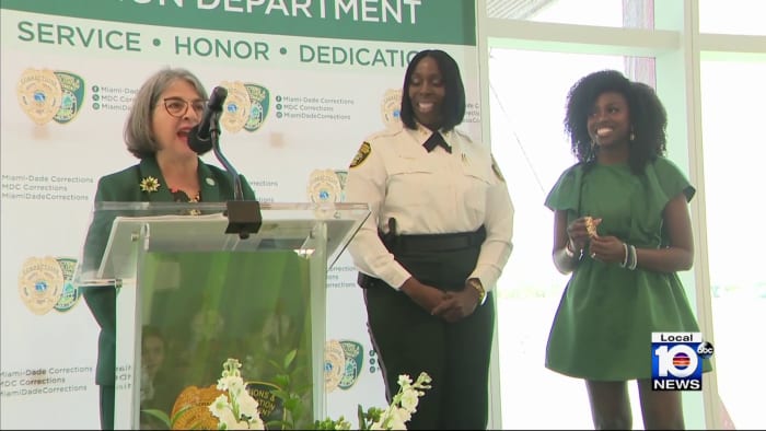 Miami-Dade mayor honors 1st woman to serve as county’s Corrections and Rehabilitation Department’s director