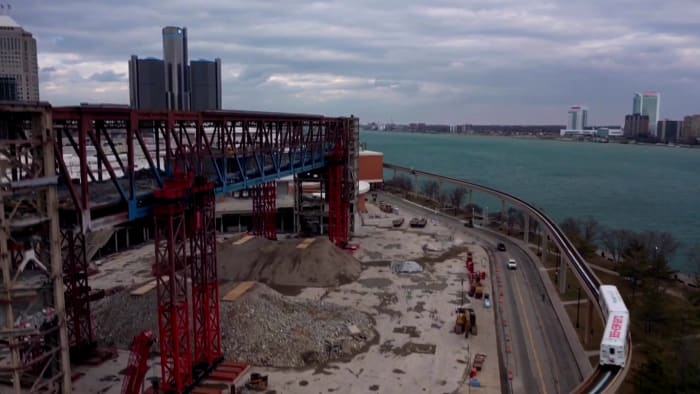 WATCH: A look at the remnants of Joe Louis Arena before building comes down  Wednesday