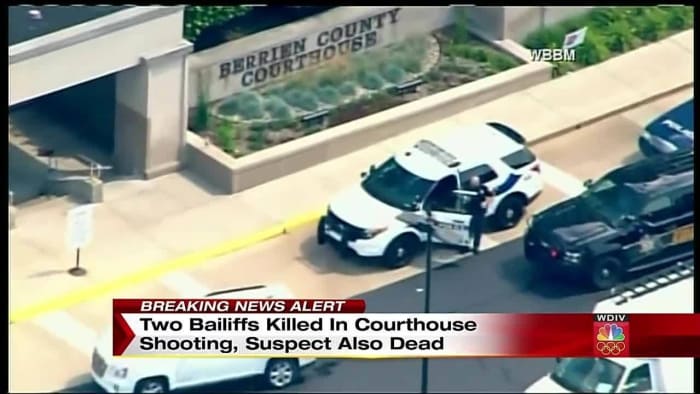 Two bailiffs killed in courthouse shooting suspect also dead
