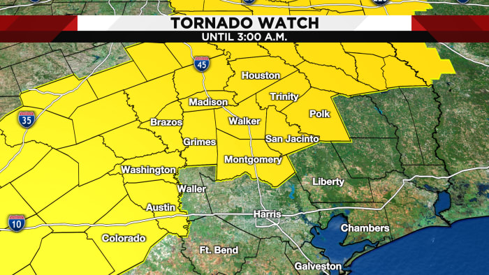 Frank and Justin time out severe weather threat across SE Texas