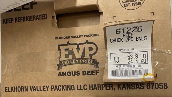 Over 3K pounds of boneless beef chuck recalled in Michigan, 8 other states due to contamination - WDIV ClickOnDetroit Over 3K pounds of boneless beef chuck recalled in Michigan, 8 other states due to contamination - WDIV ClickOnDetroit