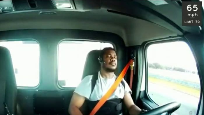 Truck Driver Forced To Drive With Baby Seat In Semi Truck! Is It Illegal To  Be A Short Driver? 