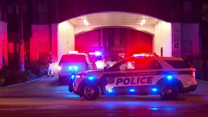 Orlando police swarm luxury apartment complex after 2 shot