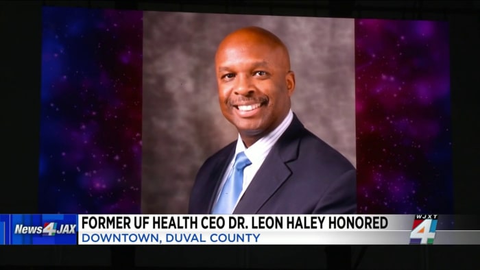 Leon Haley, late UF Health CEO, honored at OneJax Humanitarian Awards