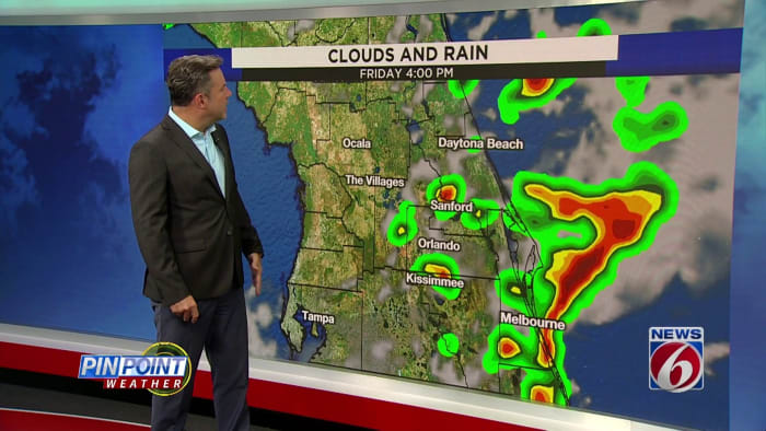 Central Florida to see scattered storms before hot weekend