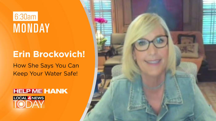 Help Me Hank goes 1-on-1 with famous clean water advocate Erin Brockovich - WDIV ClickOnDetroit